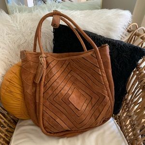 Bohemian leather bag